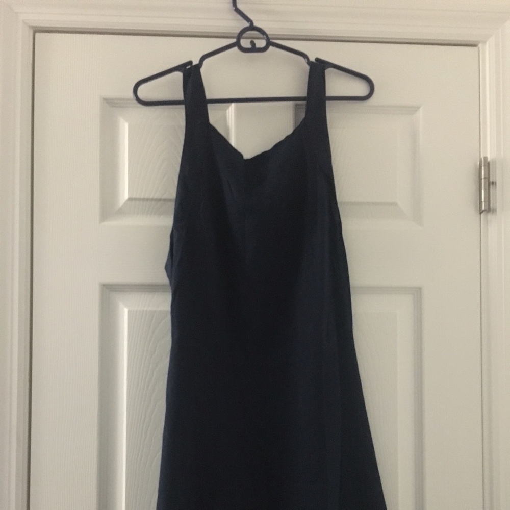 Dark blue dress